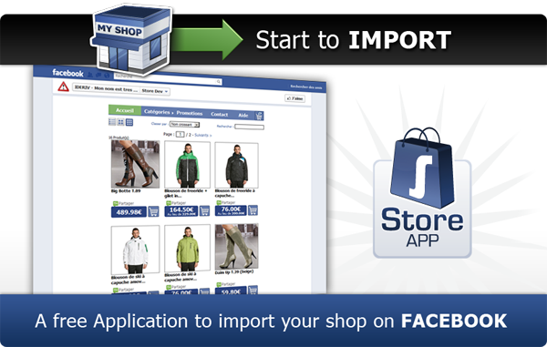 install a store on a facebook page